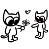 Стикер 32 𓃠 Kitty Marvartoo
