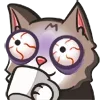 Стикер 25 Kitty Maya Big