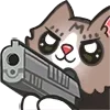 Стикер 10 Kitty Maya Big
