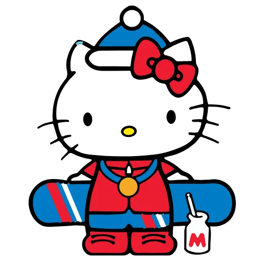 Стикер 43 Kitty Xmas