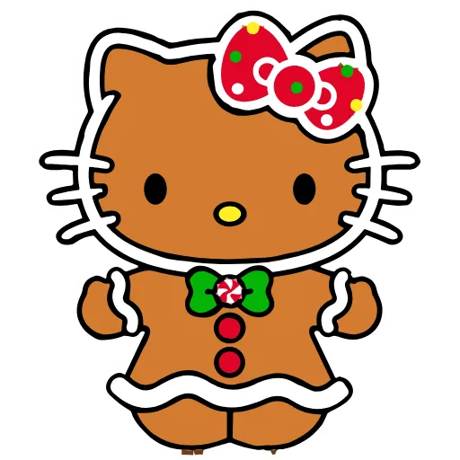 Стикер 33 Kitty Xmas