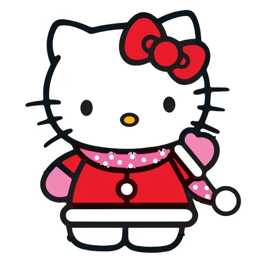 Стикер 31 Kitty Xmas
