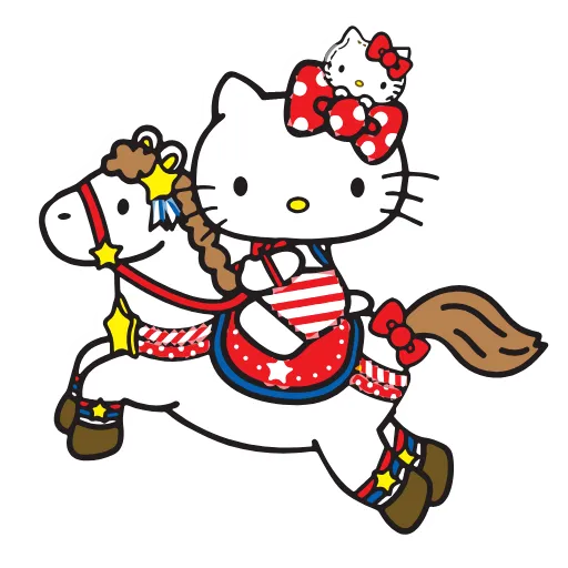 Стикер 47 Kitty Xmas