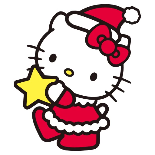 Стикер 3 Kitty Xmas
