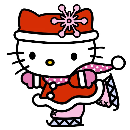 Стикер 4 Kitty Xmas