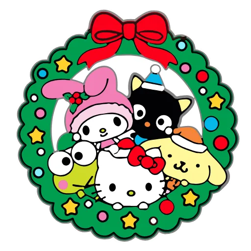 Стикер 29 Kitty Xmas