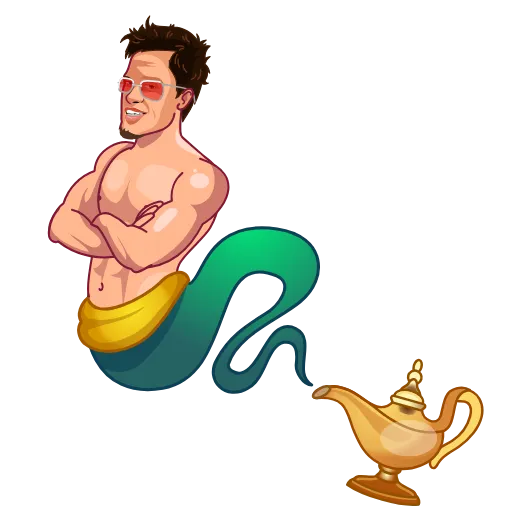 🏺 Стикер «Tyler Durden» для Telegram