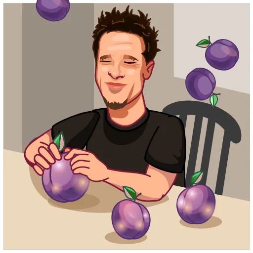 🍑 Стикер «Tyler Durden» для Telegram