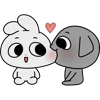 Стикер 11 Kkamang Couple