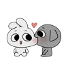 Стикер 2 Kkamang Couple