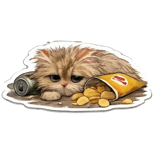 😔 Стикер «Клубок» для Telegram