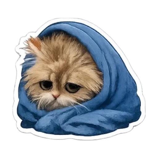 ☹ Стикер «Клубок» для Telegram