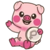 🐷 Эмодзи «Синие буквы, пингвинчики и значки» для Telegram