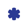 🔹 Эмодзи «Синие буквы, пингвинчики и значки» для Telegram