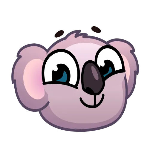 Обложка набора Koala Emoji