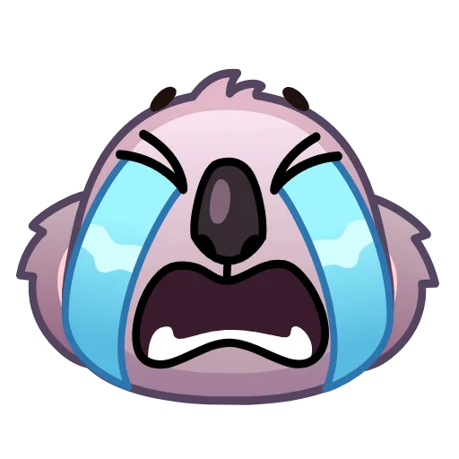 Стикер 2 Koala Emoji