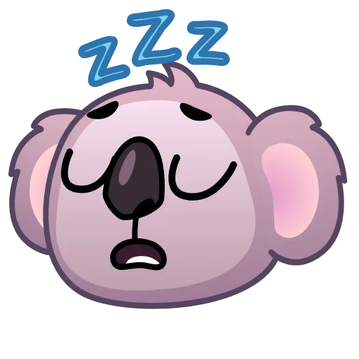 Стикер 18 Koala Emoji