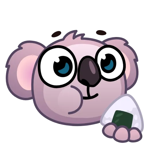 Стикер 24 Koala Emoji