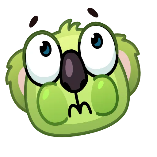 Стикер 10 Koala Emoji