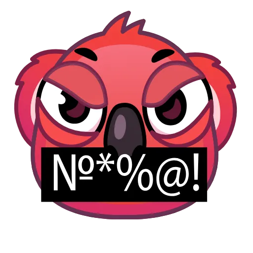 Стикер 15 Koala Emoji