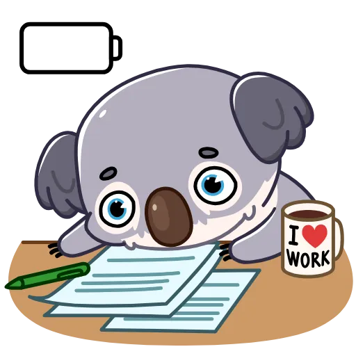Стикер 7 Kozy Koala
