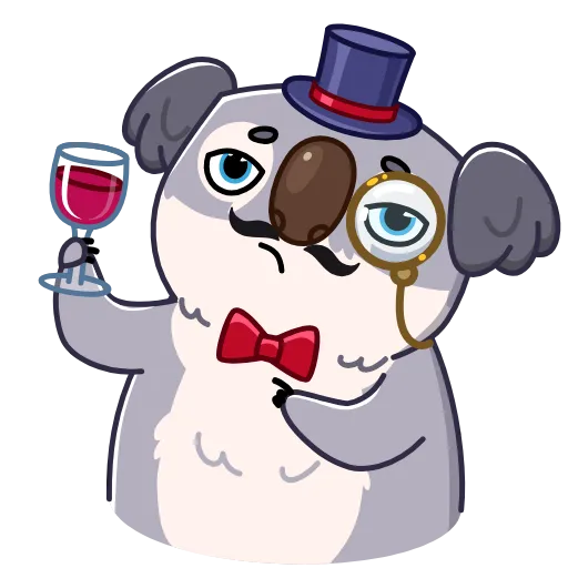 Стикер 25 Kozy Koala