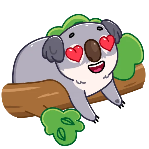 Стикер 19 Kozy Koala