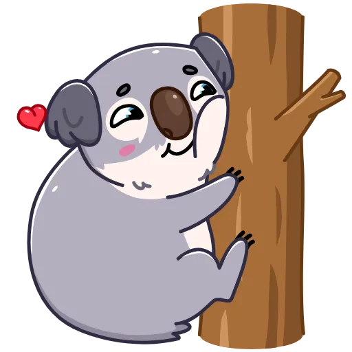 Стикер 10 Kozy Koala