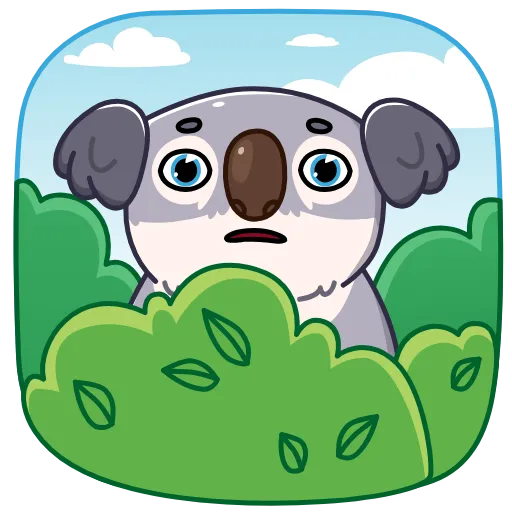 Стикер 13 Kozy Koala