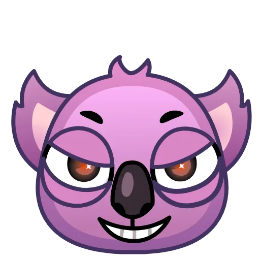Стикер 25 Koala Emoji