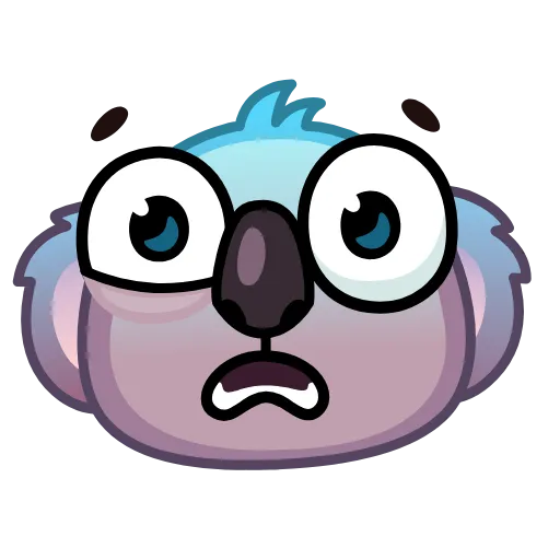 Стикер 17 Koala Emoji
