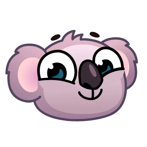 Стикер 7 Koala Emoji