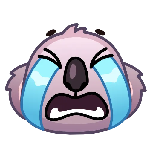 Стикер 15 Koala Emoji