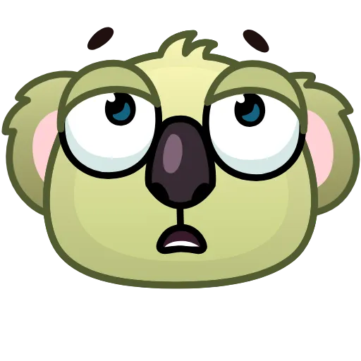 Стикер 23 Koala Emoji