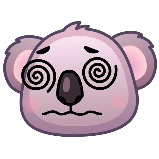 Стикер 22 Koala Emoji