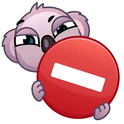 Стикер 40 Koala Emoji