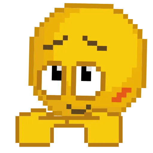 Стикер 12 Dcode Emoji Пиксельные
