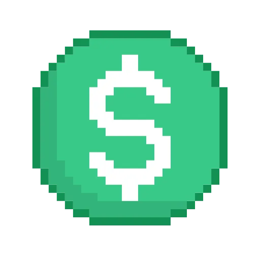 Стикер 44 Dcode Emoji Пиксельные