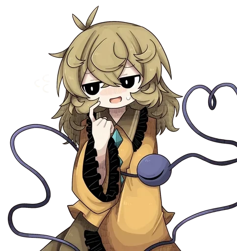❤️ Стикер «Koishi Komeiji» для Telegram