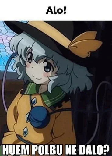 😊 Стикер «Koishi Komeiji» для Telegram
