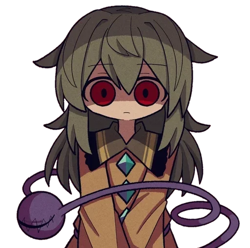 ❤️ Стикер «Koishi Komeiji» для Telegram