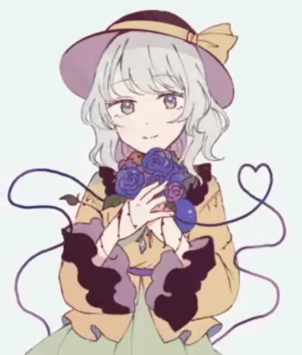 🌟 Стикер «Koishi Komeiji» для Telegram