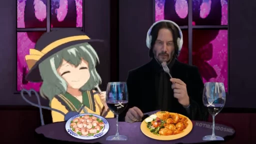 🍴 Стикер «Koishi Komeiji» для Telegram