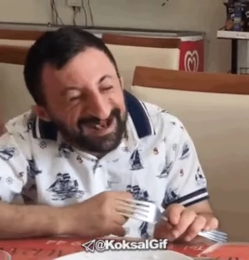 😂 Стикер «Koksal Laughs» для Telegram
