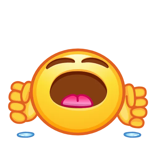 Стикер 13 Retro Kolobok Emoji