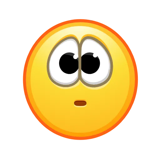 Стикер 18 Retro Kolobok Emoji