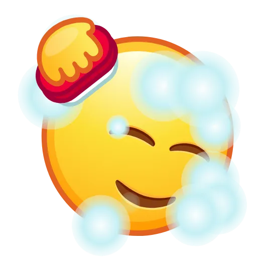 Стикер 38 Retro Kolobok Emoji