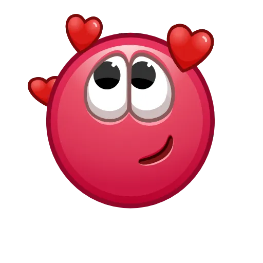 Стикер 6 Retro Kolobok Emoji