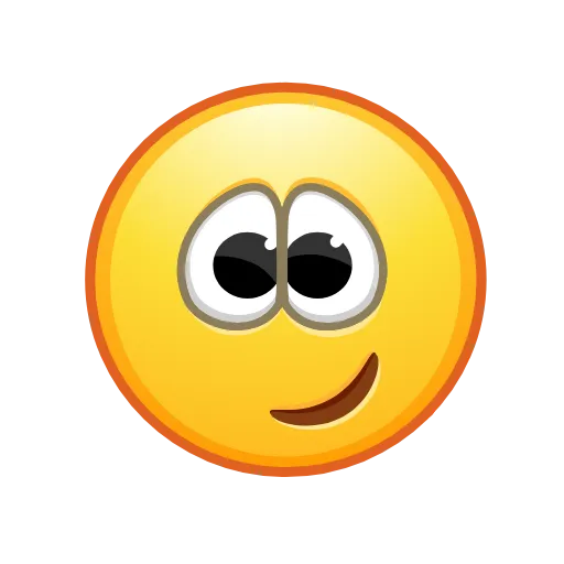 Стикер 25 Retro Kolobok Emoji