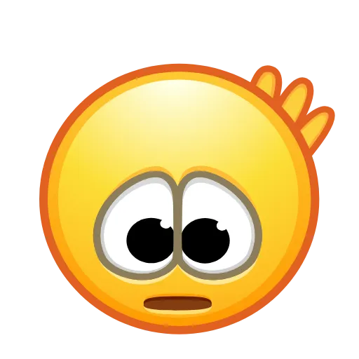 Стикер 11 Retro Kolobok Emoji